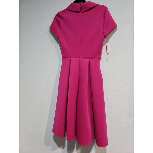 Belle Badgley MischkaHonor Scuba Midi Shirt Dress Size 0 - Picture 6 of 9